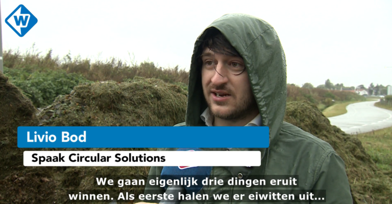 Livio Bod bij Omroep West over bermgrasproject provincie Zuid-Holland